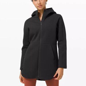 Lululemon Women's Black Going Places Hooded Full Zip Basic Jacket Size 2